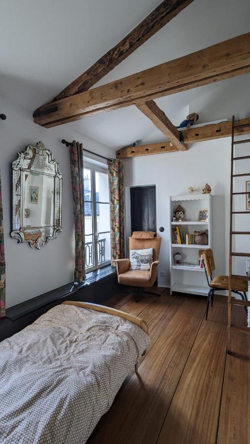 Chambre Privee Centre De Paris Proche Marais Luaran gambar